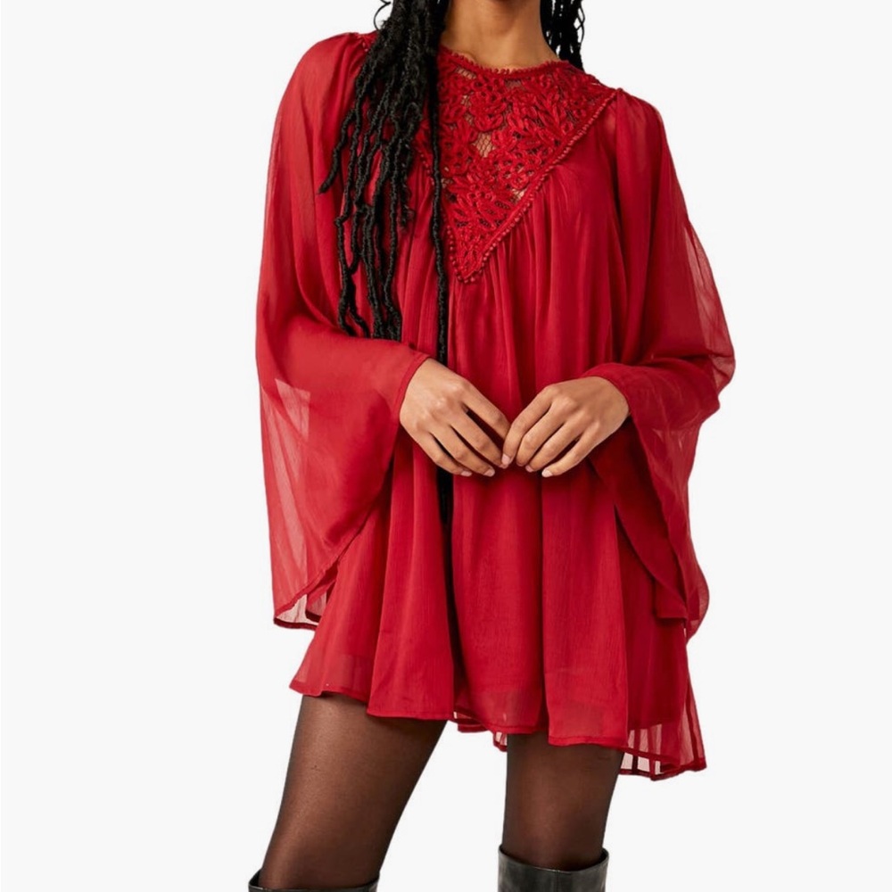 Free People Red Dress
